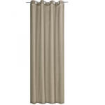 Jemidi Draperie opaca Stella cu inele Jemidi, 140 x 245 cm, Maro, Poliester, 55283.24. 01 (4056825070199)