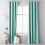 Jemidi Draperie opaca cu inele Jemidi, 140 x 250 cm, Verde, Poliester, 55309.03 (4056825066819)