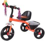  Tricicleta pentru copii 2 ani+, sa cu spatar, claxon si cos spate, Rosu (toys-trici906-rosu)