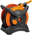 RURIS Tambur + 15 m furtun de gradina RURIS 1215 PP, lungime furtun 15 m, diametru furtun 1/2, presiune lucru 2 - 6 bar, contine: conector furtun 1/2 + conector STOP 1/2 + duza de stropire + suruburi montaj