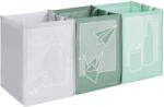 Navaris Set 3 saci reciclare Navaris, impermeabili, reutilizabili, 30x30x43cm, multicolor (8260001000294) Cos de gunoi