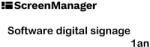 ScreenManager Софтуер за дигитални табели Enterprise SCREENMANAGER 1 година
