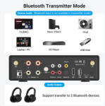 Rakoit Bluetooth стриймър с усилване, Arylic B50, 2x50W, USB /BT, HDMI ARC, aptX HD (B50)