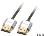 Lindy HDMI High Speed A/A кабел, 4.5 м, Lindy, Cromo Slim 41676 (41676)