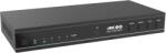 EVOCONNECT Безшевен HDMI2.0b 4x1 суич с Multi-Viewer, с аудио екстрактор, 4K@60Hz 4: 4: 4, HDCP2.2, с дистанционно управление (HDCVT-HDC-SWB41MV)
