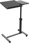 Blackmount Маса за лаптоп/видео проектор Blackmount P300 с регулируема височина, 58 - 90 см, Макс. 10 кг, Черна (P300)