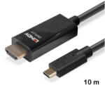 Lindy USB Type C към HDMI® 4K60 адаптерен кабел 10 метра с HDR, Lindy 43317 (43317)