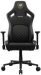 COUGAR Scaun Gaming Cougar Scaun gaming Cougar Defensor Gold F, capacitate 120kg, negru/auriu, 129x75x66cm (3MDFFGLB.0001)