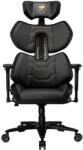 COUGAR Scaun Gaming Cougar Scaun gaming, Cougar Gaming, ergonomic, suport lombar din spuma, negru/auriu (CGR-TRE-GLB)