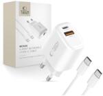 Tech-Protect nca30 2-port network charger pd 30w / qc3.0 + type-c cable white (5906302318629)