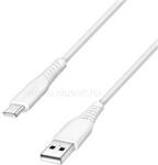 LogiLink USB 2.0 Type-C kábel, C/M - A/M, 480 Mbps, 15W, fehér, 1 m (LOGILINK_CU0252) (LOGILINK_CU0252)