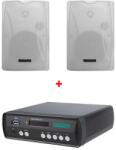 DSPPA Pachet de sonorizare 36W cu boxe aparente 6W DSPPA DSP5311 si amplificator MP60UB, 100V (PAC-1XMP60UB+6X5311)