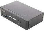StarTech 2 Port HDMI KVM Switch - Single Monitor 4K 60Hz Ultra HD HDR - Desktop HDMI 2.0 KVM Switch with 2 Port USB 3.0 Hub (5Gbps) and 4x USB 2.0 HID, Audio - Hotkey Switching (SV231HU34K6) (SV231HU34K6)