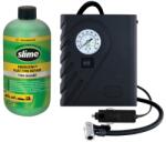 Slime Kit anti-pana Slime 473 ml cu compresor aer 12V pentru anvelope fara camera (1800335)