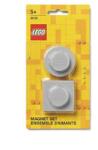 LEGO Магнит, 2 различни форми, lego, сив 40101740 (40101740)