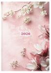 TOPTIMER Calendart Joy 2026 J021 A5 Дневен планер с широколистни цветя 26T021J-215 (27T021J-211)