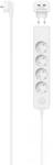 Hama FIP Distribuție de alimentare, 5 pini, 2x UCB Type-C, 17W, comutator, 1, 4 m, alb