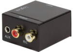 LogiLink Coaxial și Toslink la convertor analogic stânga/dreapta și convertor audio jack 3, 5 mm (CA0101)