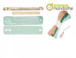 Clairefontaine Turquoise bracelet embroidery set