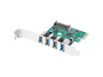 Lanberg 4x USB 3.1 Gen 1 bővítő kártya PCIe (PCE-US3-004) (PCE-US3-004)