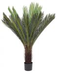  Mesterséges Cycas pálmafa 28 levelével, cserépben 120 óra