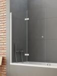 New Trendy New Soleo paravan cadă 110 cm două piese crom luciu/sticlă transparentă P-0083 (P0083)