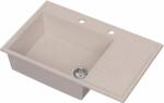 Ruvetti Axel 160 K chiuvetă din granit 79x50 cm bej 3001AXK_BE160K_W (3001AXKBE160KW) Chiuveta