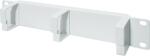LogiLink 10"-os kábelrendező panel 3 vezetőgyűrűvel, 1U, világosszürke