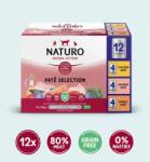 Naturo Cat Adult Pate Selection cu Pui, Somon si Curcan 12x85 Gr