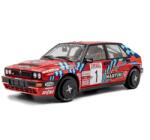Lancia Delta HF Integrale - 1 Rally San Remo M. Biasion red 1989 modellautó 1: 18