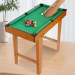 Flippy Gyerekeknek szóló mini biliárdasztal, Flippy, tartós, könnyen szállítható, 2 kővel, 16 golyóval, 120x61x77, 5 cm