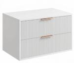 Rea Mono szekrény 80x47x48 cm mosdókagyló alá akasztható fehér REA-M0403 (REAM0403)
