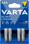 VARTA Baterie litiu 1.5V AAA (R3/LR3) Varta, blister 4 bucăți (A0115447)