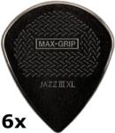 Dunlop 581PXLS Max Grip Jazz III XL Stiffo 1.38 Player Pack Перце за китара (581PXLS)