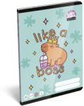 ICO ICO: Lizzysuli Lollipop Capybara mintás vonalas füzet A/5 14-32 (7500167000-582922)