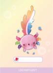 ICO ICO: Süni Axolotl mintás leckefüzet A/5-ös (7500085030-586593) - jatekshop