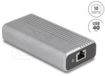 Delock USB 40 Gbps USB Type-C hálózati adapter 10 Gigabit LAN 1 x RJ45 (64349) - dellaprint
