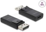 Delock USB Type-C DisplayPort adapter 8K HDR-rel, HDR és HDCP támogatással (61078)