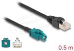 Delock Kábel HSD Z anya - RJ45 apa 0, 5 m (91371)