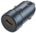 hoco. Z57 Glorious egy portos autós töltő Type C PD QC 30W fém szürke (HC633048) - dellaprint