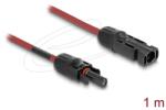 Delock DL4 napelemes kábel 6 mm2 apa-anya 1 m (90973)