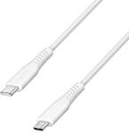 LogiLink USB 2.0 Type-C kábel, C/M - micro USB/M, 480 Mbps, 12W, fehér, 1, 5 m (CU0243)