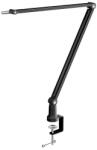 LogiLink Mikrofonkar, karhossz akár 840 mm, max. 1, 5 kg, szorítós/csavaros rögzítés, alumínium (AA0184)