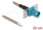 Delock Antenna kábel FAKRA Z anya nyílt kábelek RG-316 20 cm 2 előrelyukasztott nyílással (90726)