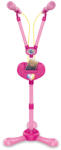PLEJO Stativ PLEJO cu 2 microfoane - roz (M80758) Instrument muzical de jucarie