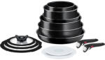 Tefal Set vase TEFAL Easy Cook Clean L1539843, 13 piese, 16-28cm, aluminiu, negru (222)