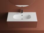 Foglia Lavoar incastrat din compozit, 91x46x14.2 cm, alb lucios, Foglia Dover (640429091103)
