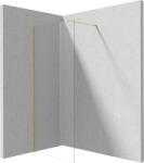 Deante Paravan dus fix 70x195cm, sticla securizata 6 mm, aur periat , tehnologie Active-Cover, Deante Prizma (KTJ_R37P)