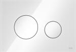 Tece Clapeta de actionare Dual-Flush, sticla alba, TECE Loop (9240650)