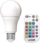 Avide ASG27RGBW-9, 7W-RC Smart LED fényforrás A60 9, 7W RGB+W 2700K IR távirányítóval (ASG27RGBW-9,7W-RC)